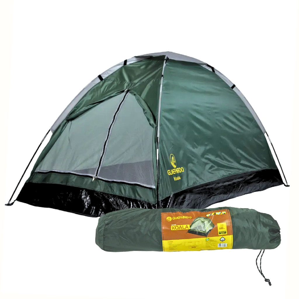 Barraca Para Camping Koala 3 Pessoas - Guepardo Cor Verde-escuro