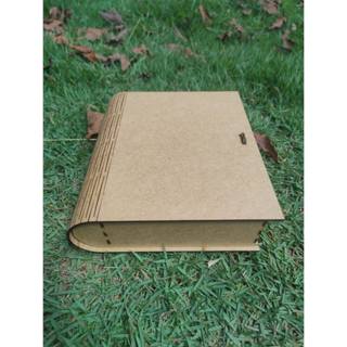 10 Caixas Livro com tampa dobrável caixa decorativa mdf 20x23x6 cm MDF em Oferta na Shopee