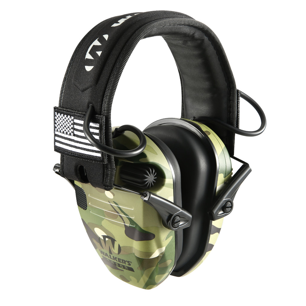 Abafador Auricular Eletrônico Walker´s Razor - Multicam