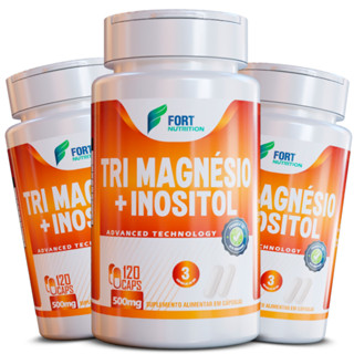 Inositol + 3 Magnésios Dimalato, Quelato e Taurato – 120 Cápsulas – Suplemento Original em Oferta na Shopee