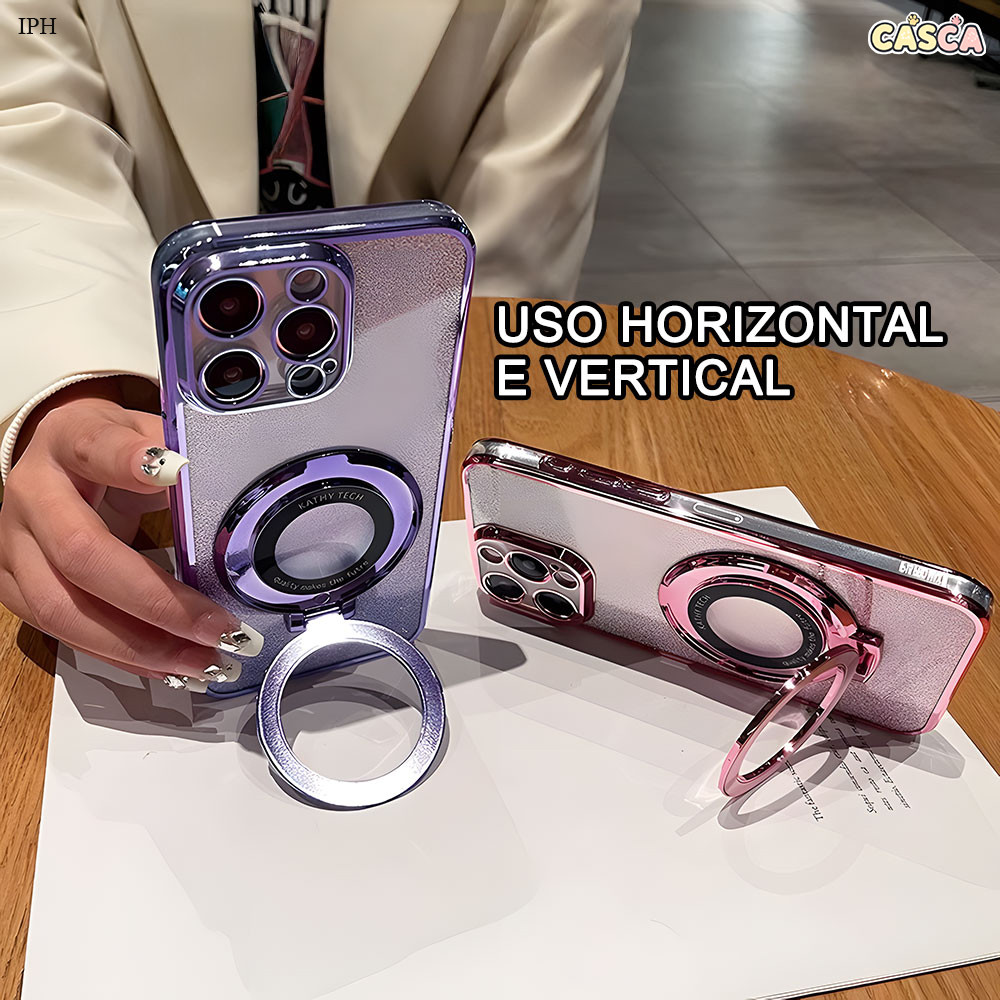 Anel De Metal Brilhante Suporte De Dedo Para Celular Compatível Com KZJ009 em Oferta na Shopee