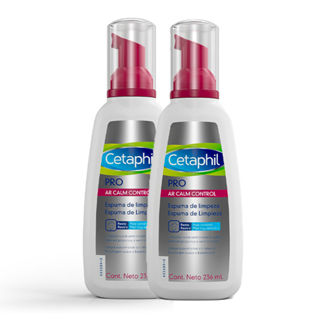 Kit 2 Cetaphil Pro Ar Calm Control Espuma de Limpeza 236ml em Oferta na Shopee