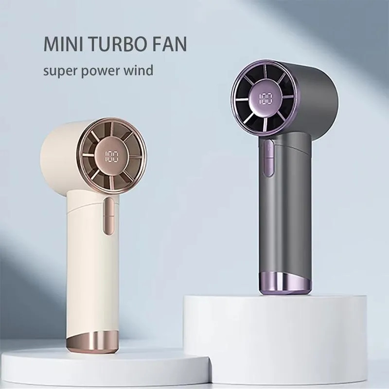 Mini Ventilador Portátil De Mão 1013 | Leve, Silencioso e Pessoal Recarregável USB, Design Compacto