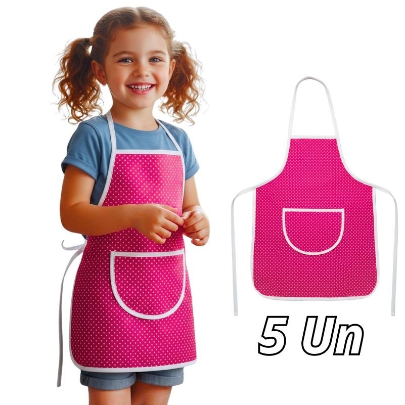 Avental Escolar Bordado: Onde Comprar | BuscaProdutos