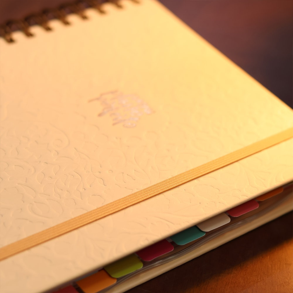 Detalhes do Planner Meu Plano Perfeito | Capa Dura Creme