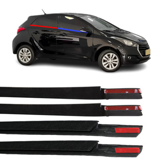 Kit Pestana Externa Hyundai Hb20 Hatch 2012 a 2019 Borrachauto em Oferta na Shopee
