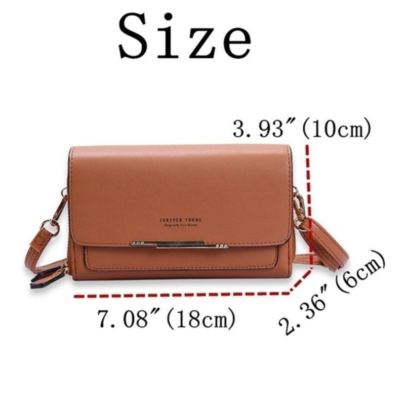 Bolsa de Mão/Carteira Feminina Zíper Porta Moedas e Porta Cartões — imagem 2 de 2