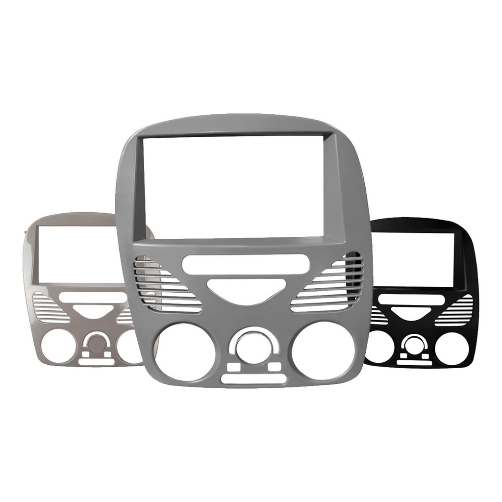 MOLDURA PARA CENTRAL MULTIMIDIA MP5 7 POL 2 DIN SIENA STRADA PALIO 2002 A 2014 COM AR em Oferta na Shopee