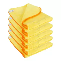 Kit Com 5 Flanela De Microfibra Autoamerica Premium 60x40