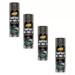 Kit 4 Limpa Contato Spray 300ml Mundial Prime
