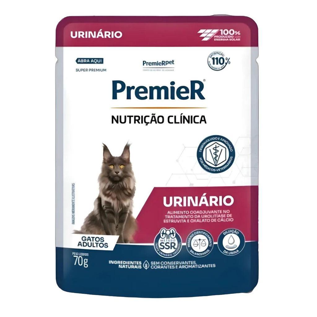 Sachê PremieR Nutrição Clínica Urinário Gatos Adultos 70g