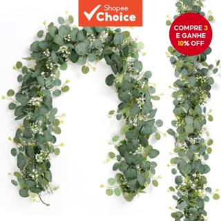 Videira Artificial Do Eucalipto Com Folhas De Céu Estrelado 180cm Para A Decoração Da Primavera Escritório Em Casa em Oferta na Shopee