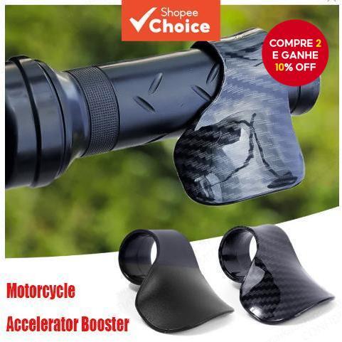 Punho de Controle do Acelerador Auxiliar para Motocicleta com Clip para o Polegar, Acessório que Economiza Esforço em Oferta na Shopee