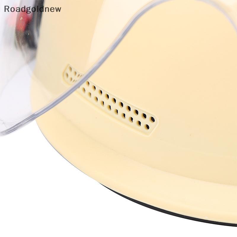 RGN 1 Peça 3C Certificado Masculino E Feminino Adulto Desenho Animado Motocicleta Elétrica Meio Capacete Com Óculos De S