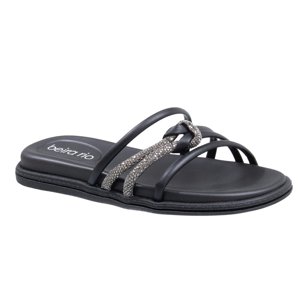 Tamanco Beira Rio Preto Versátil Ultraleve Feminino Casual em Oferta na Shopee