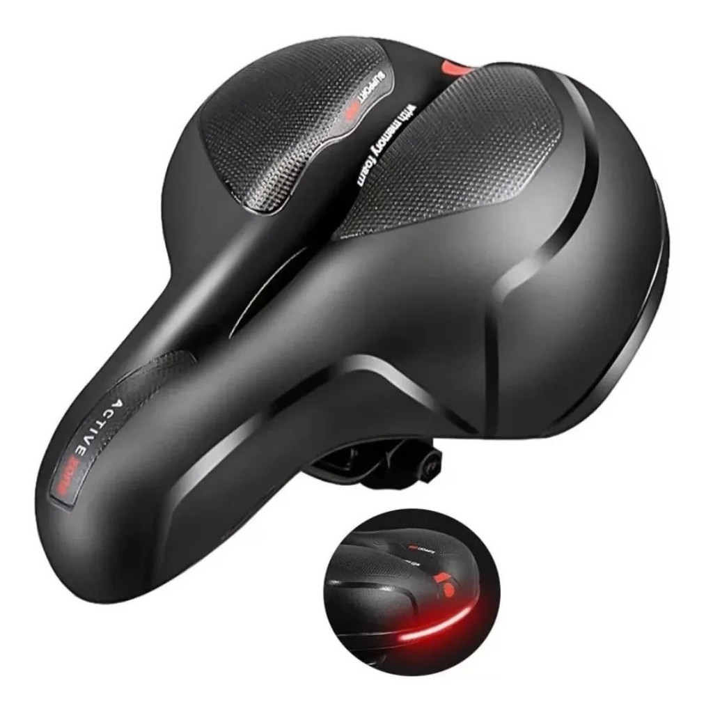 Selim Banco Vazado Confortável Macio De Bicicleta Ciclismo Bike em Oferta na Shopee