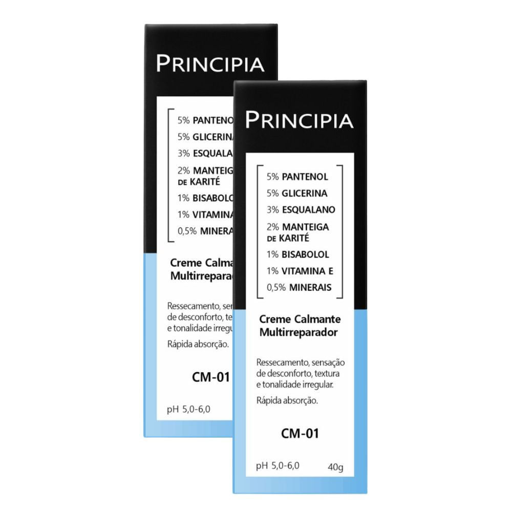 Kit 2 Creme Multirreparador CM 01 Principia 40g em Oferta na Shopee