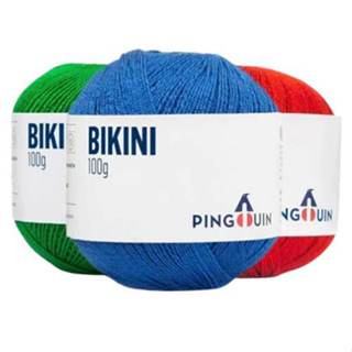 Linha Bikini Pingouin 100g 430m | Fio com Elastano p/ Crochê, Moda Praia, Biquínis e Maiôs | Alta Fixação e Elasticidade em Oferta na Shopee