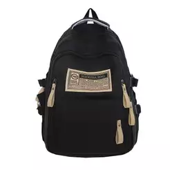 Mochila feminina de grande capacidade, estilo casual, para viagem e estudos, modelo 6603