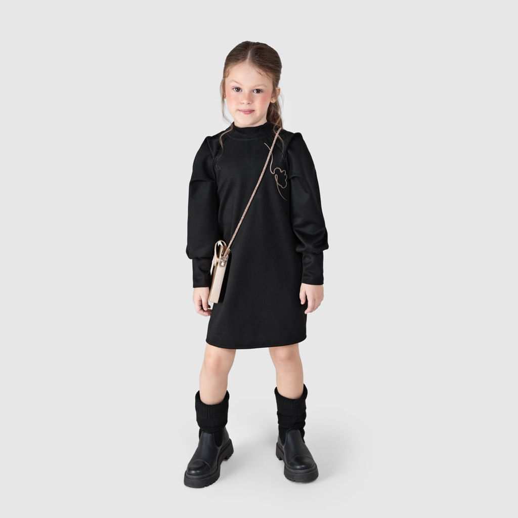 Vestido Manga Longa Infantil Feminino Lilica Ripilica em Oferta na Shopee