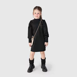 Vestido Manga Longa Infantil Feminino Lilica Ripilica