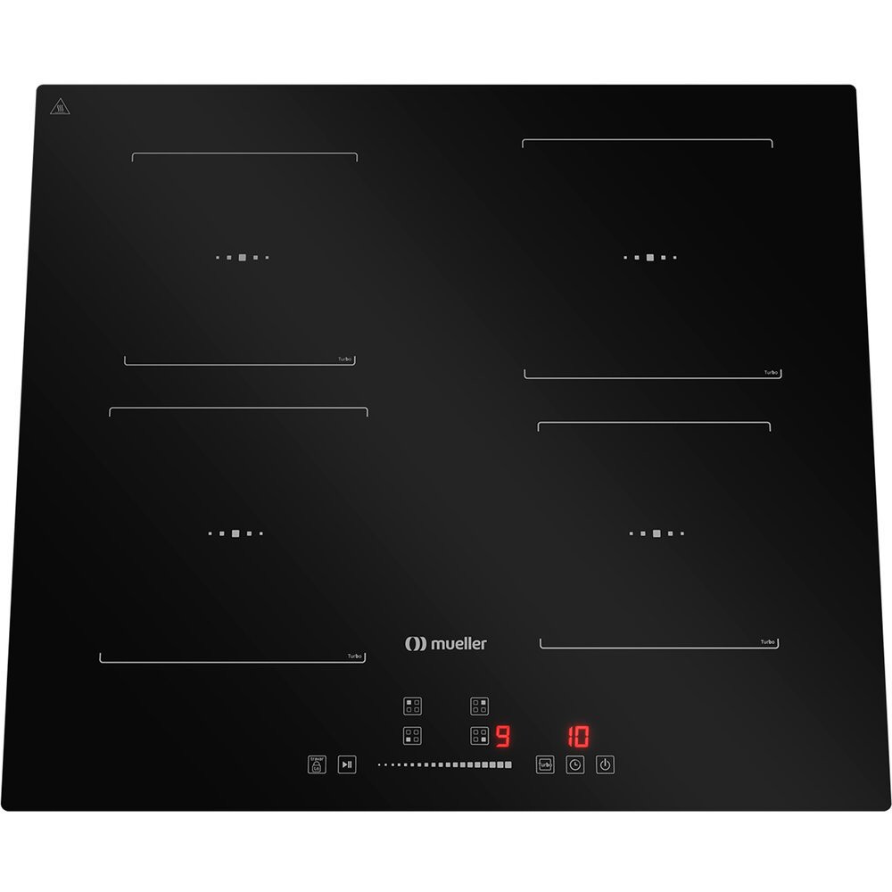 Cooktop de Indução Mueller 4 Bocas com Turbo - MCN4BK 220V em Oferta na Shopee