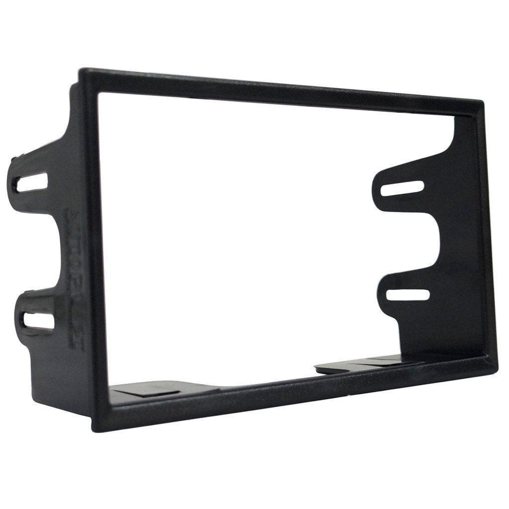Moldura Painel 2 Din Dvd Fox Golf Polo Bora Ecosport Fiesta Expex Preto