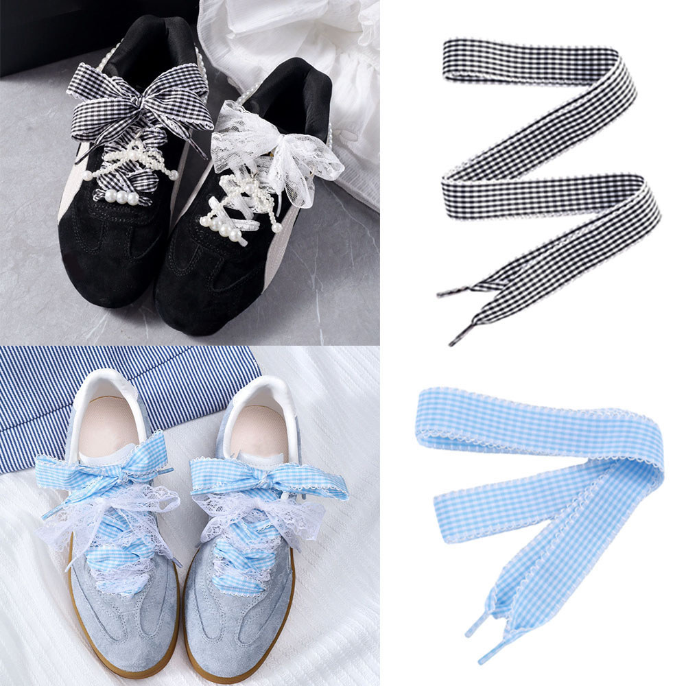 1 Par De Cadarços De Sapatos Decoração Treliça Coloridos Combinar Moda Faça Você Mesmo