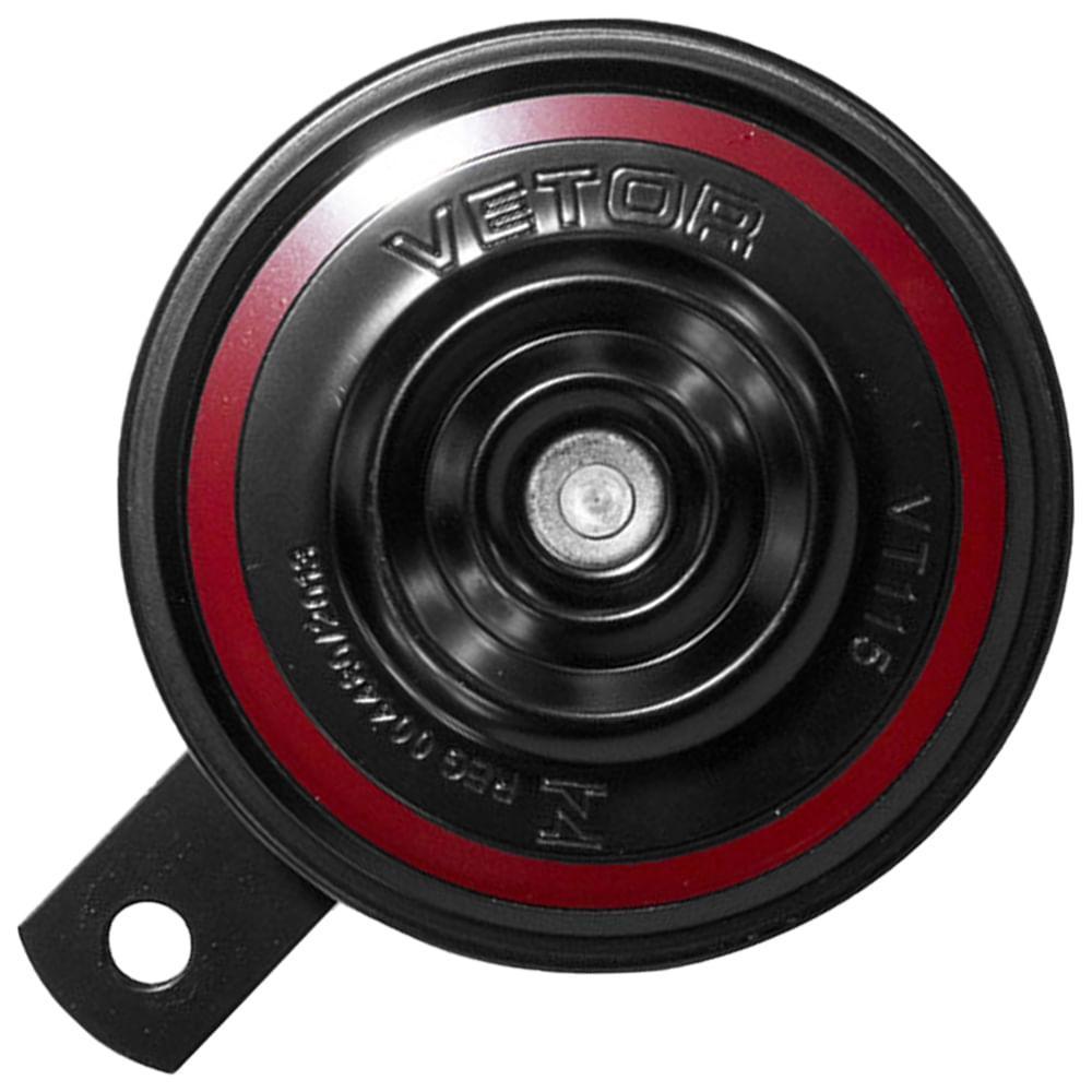 Buzina Automotiva Universal Bibi Vt115 12v 92mm Vetor em Oferta na Shopee
