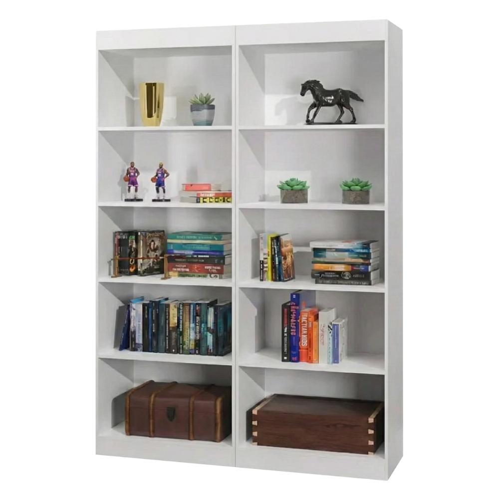 Estante Livreiro Multiuso 8 prateleiras 1,78m Office Branco J&A em Oferta na Shopee