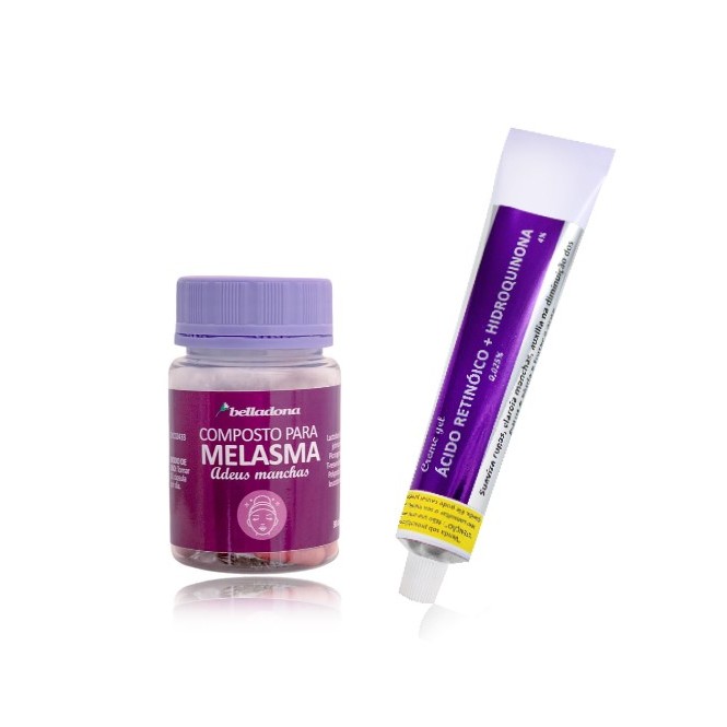 Kit IN/OUT Original Belladona - Creme Gel Melasma 30g + Cápsulas para Melasma 30 cáps