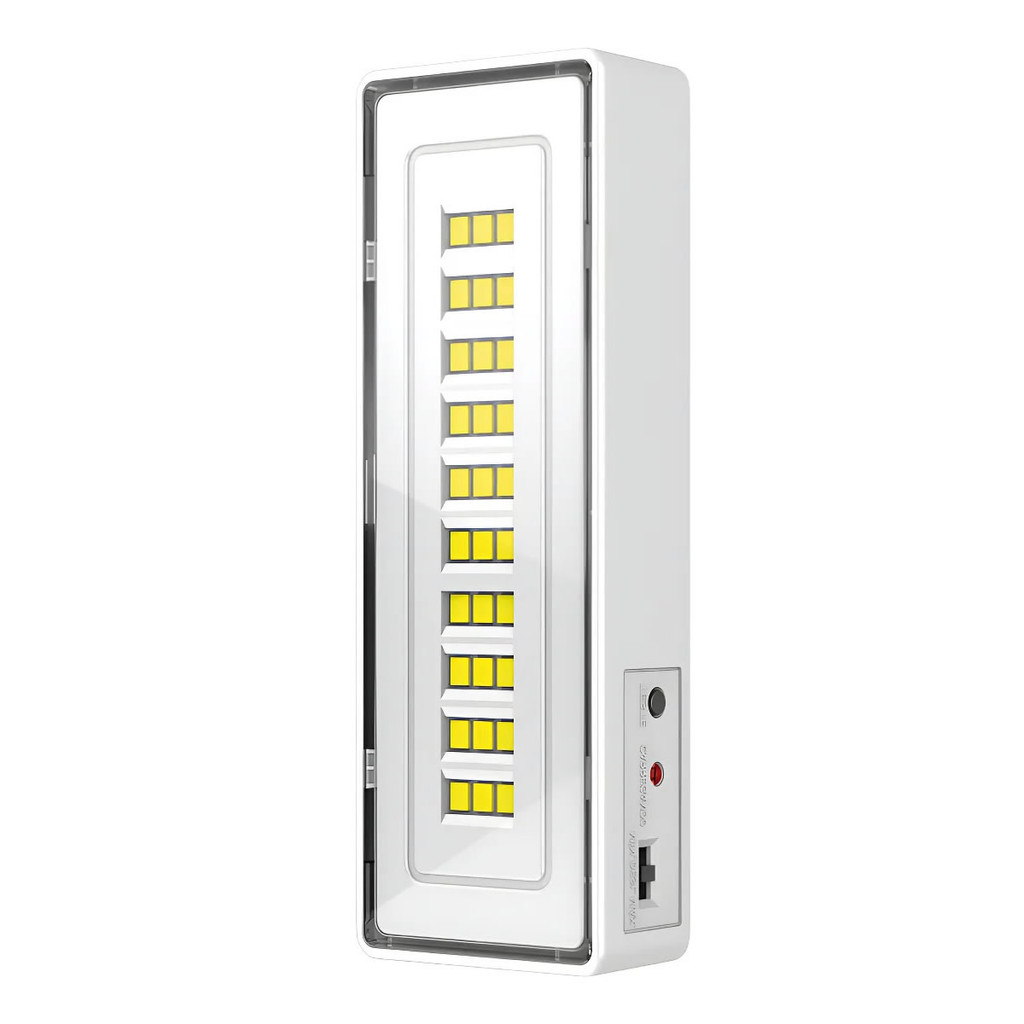 Luminária Emergência 1w 30 Leds Recarregável Bivolt 6500k Luz Branca Fria Blumenau Chaveiro Blumenau