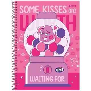 Caderno Universitário 20x27,5cm (Grande) 1 Matéria 80 Folhas c/ Aroma Fini Beijos Foroni em Oferta na Shopee