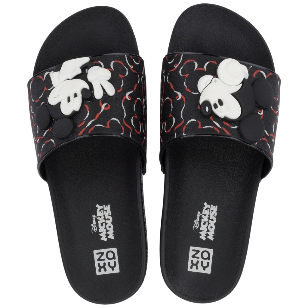 Chinelo Slide Feminino Zaxy Mickey Mouse Original Grendene