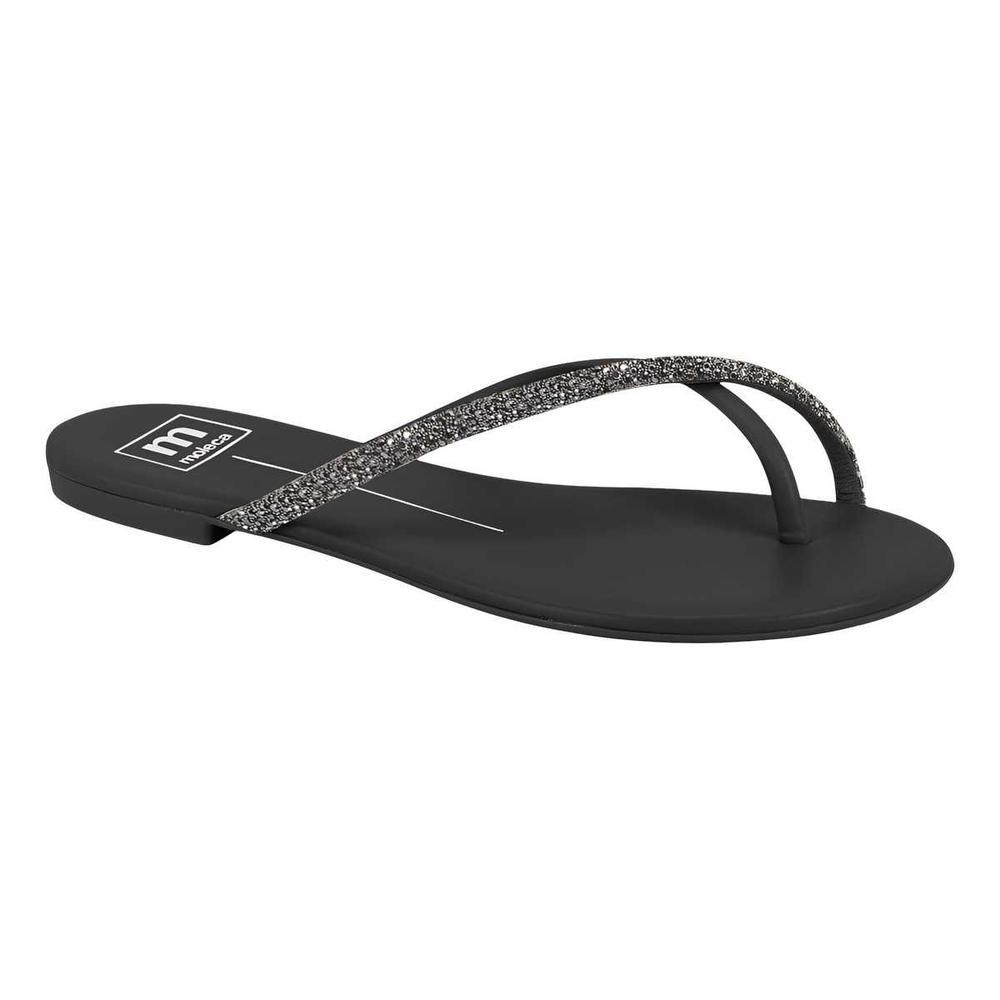 Chinelo Sandalia Rasteirinha Com Brilho Leve Confortavel  Moleca Original