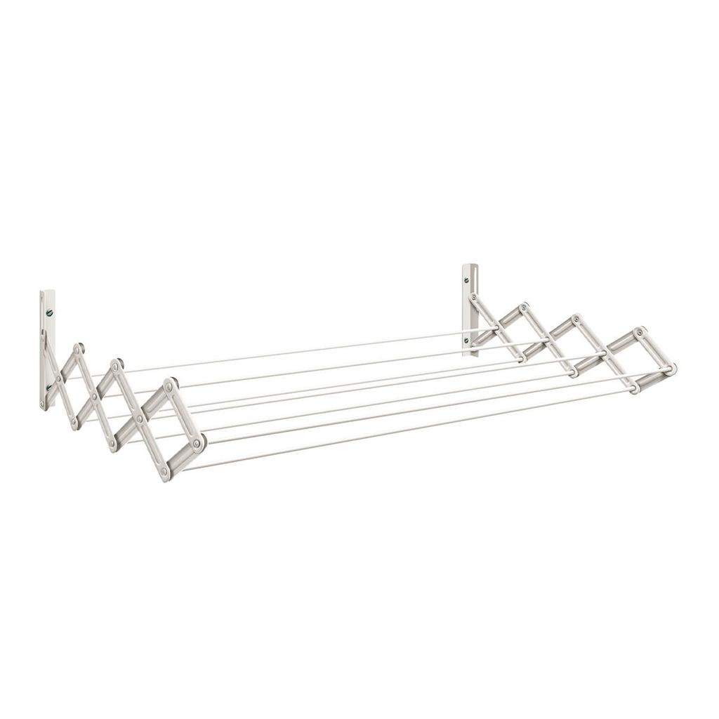 Varal de Parede Sanfonado Aço 60cm - Secalux em Oferta na Shopee