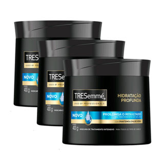 Kit 3 Máscara de Tratamento TRESemmé  Pro-Hidratação Ativa 400g em Oferta na Shopee