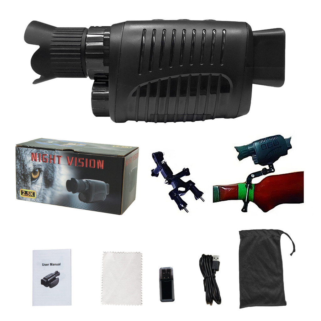 Monoculo Visão Noturna Infravermelho Alcance 300 Metros HD Infravermelho Dispositivo De Visão em Oferta na Shopee