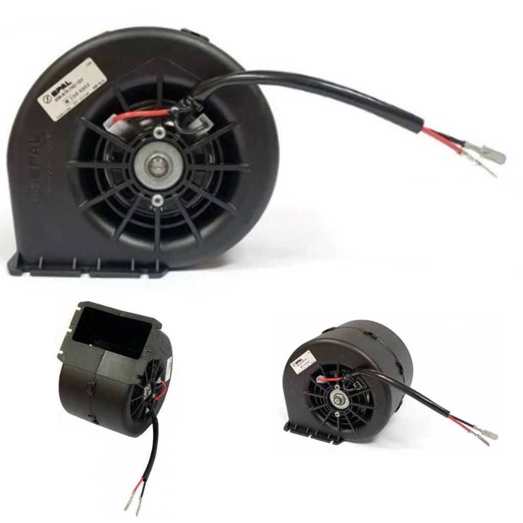 MOTOR VENTILADOR ORIGINAL SPAL TURBINA SIMPLES 14CM X 14CM MEDIO 12V