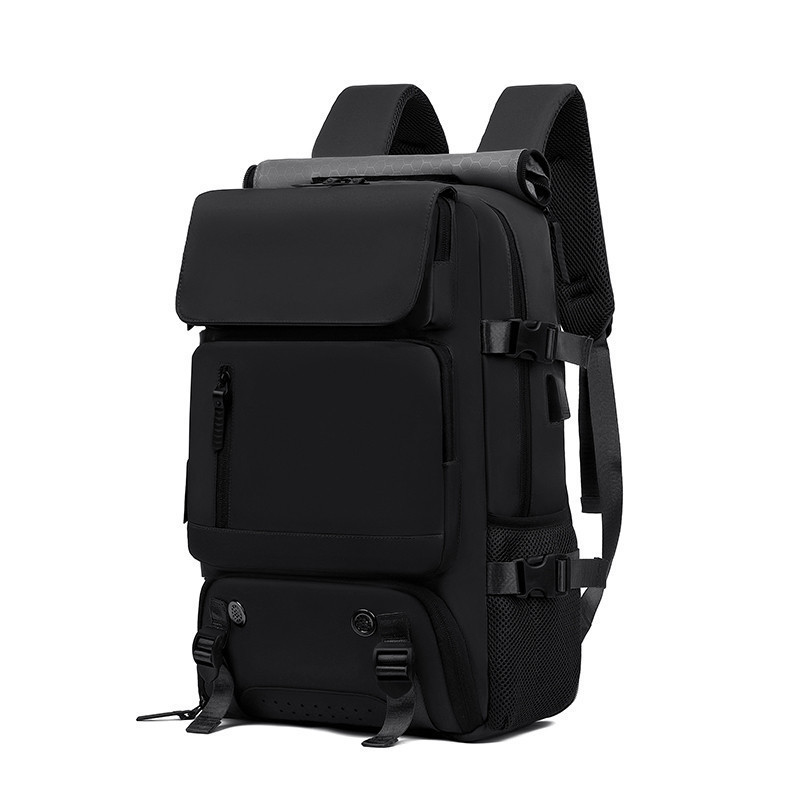 Mochila grande multifuncional, bolsa de viagem, mochila, à prova d'água, alça de nylon, usb