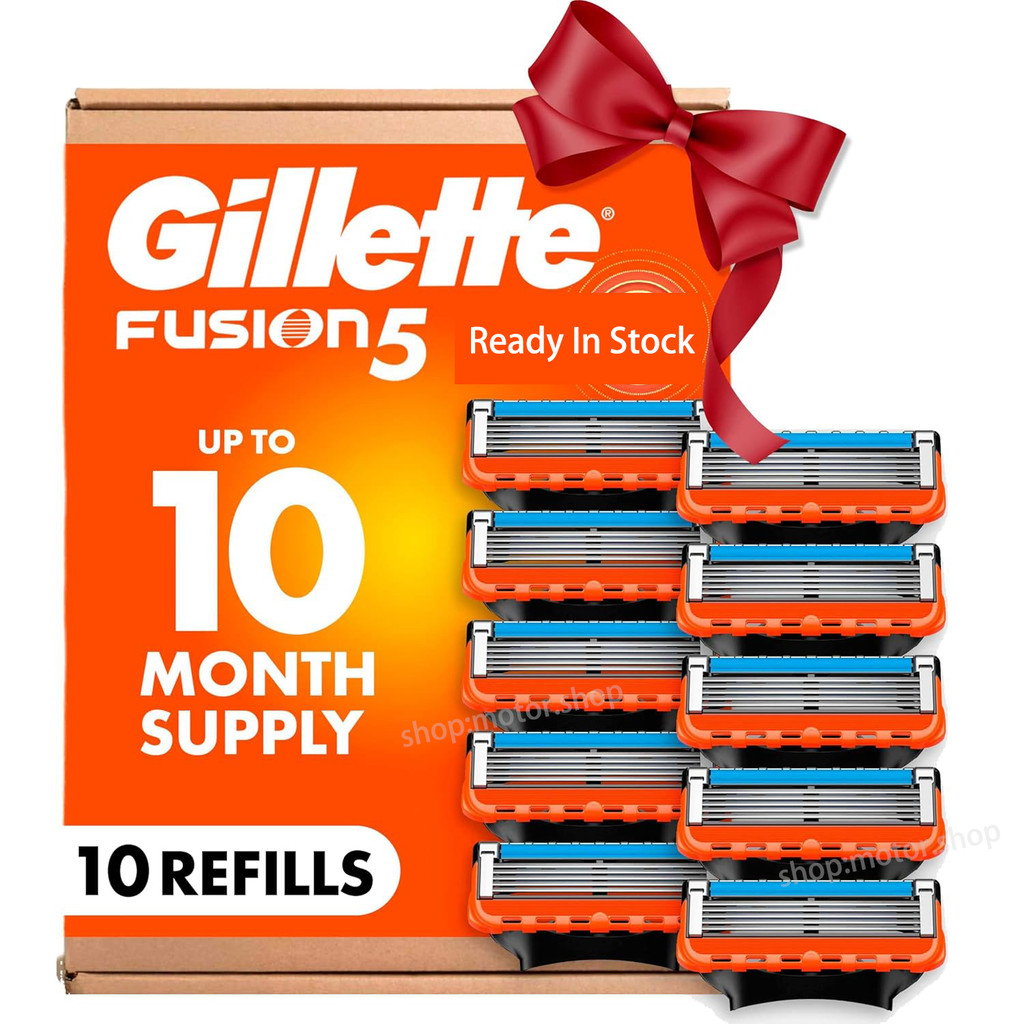 Recarga Gillette Fusion5 Power - Para Barba Rentrizada e Barra de Gel Extraidora【ship in 24hr】 em Oferta na Shopee