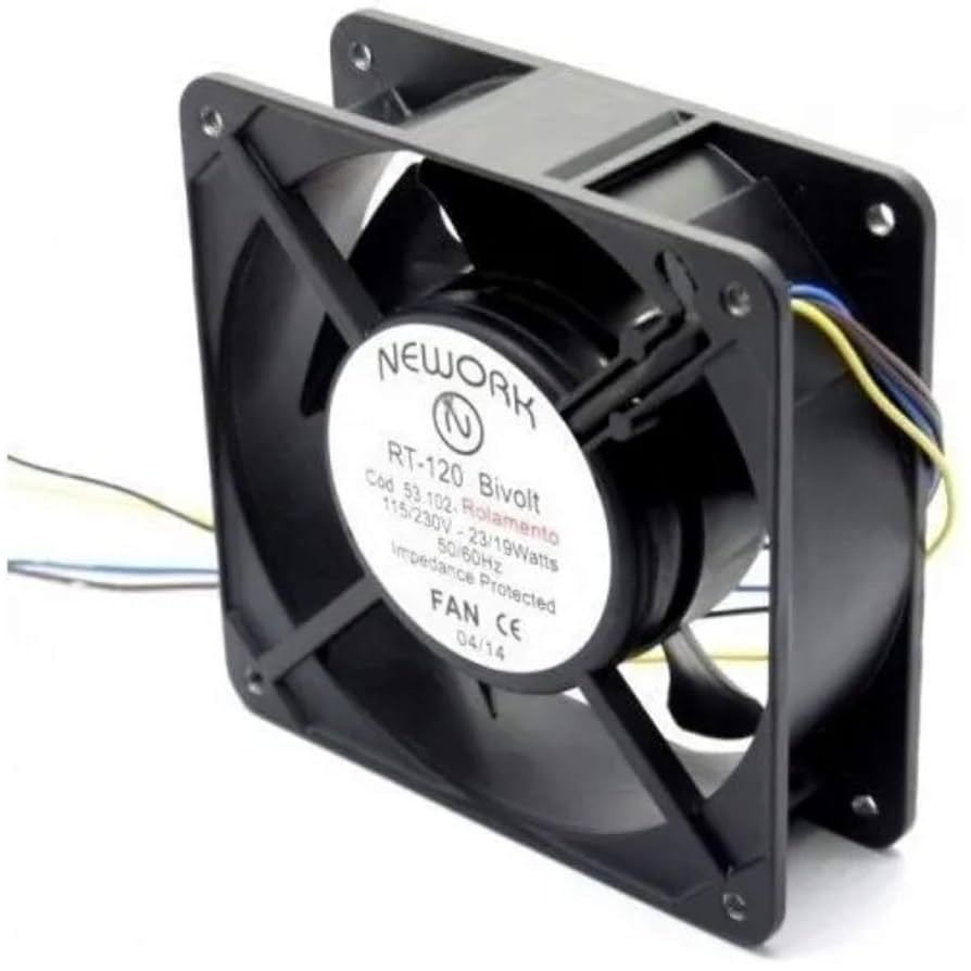 Ventilador Cooler Rt-120 Bivolt Rolamento 120x120 Ventoinha Eficiente
