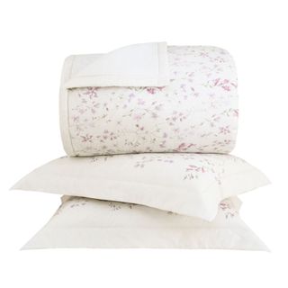 Kit Colcha Queen Gran Percalle 200 Fios Buddemeyer Manila 100% Algodão Estampado 3 peças em Oferta na Shopee