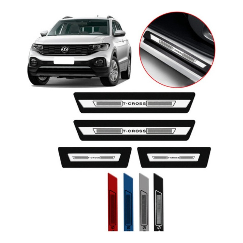 Soleira Pintada Cor Azul Norway Volkswagen T-cross
