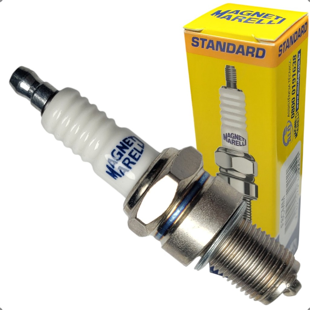 Vela Ignição Magneti Marelli F8cmm Yamaha Dt 180 Tdr 180 Agrale Elefantré Super City 2 Tempos