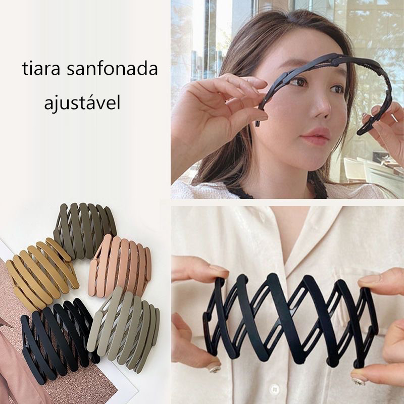 Tiara Sanfonada Ajustável Não É Fácil De Quebrar