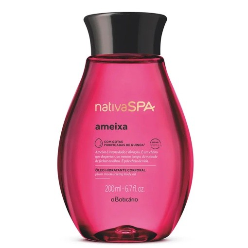 Boticário Óleo Hidratante Desodorante Corporal Nativa SPA Ameixa 200ml