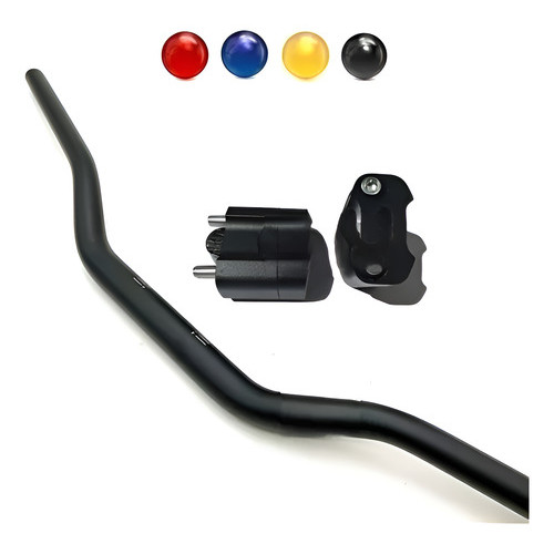 Guidão Esportivo Fat Bar Alto Xre Bros Tenere Crosser Xtz P