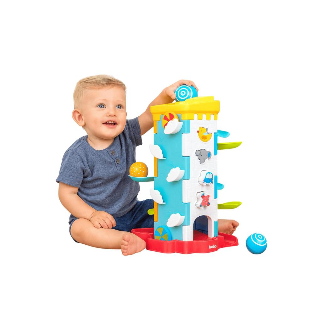 Torre de Atividades Infantil Buba Brinquedo Educativo Bola
