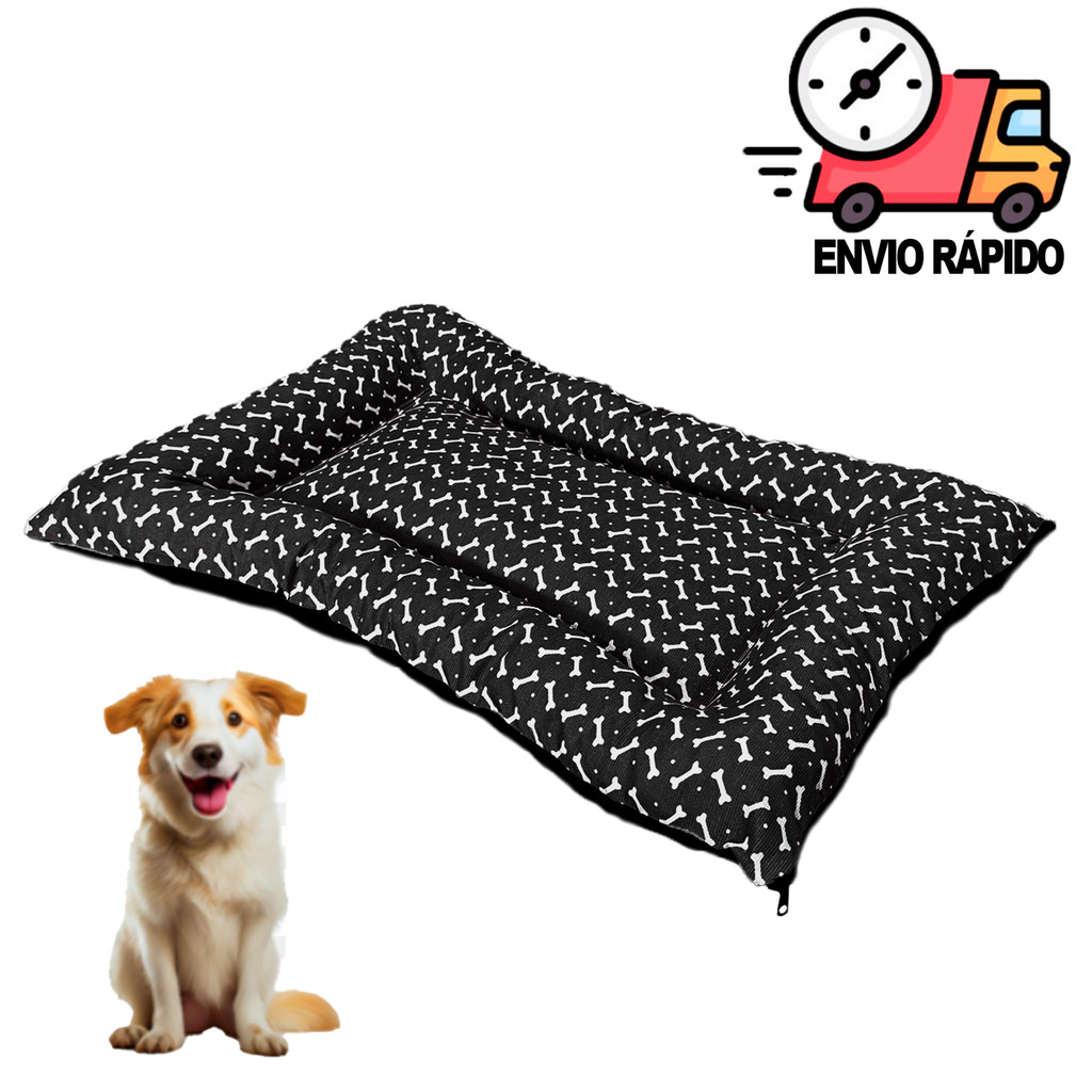 Cama Caminha Pet Cachorro Gato Grande Pequeno Porte Com Ziper Colchonete Para Cachorro